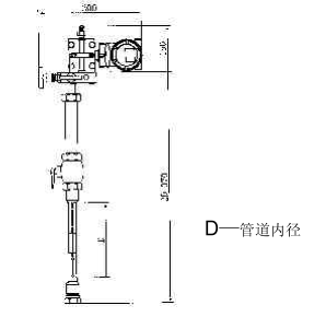 一體化智能阿牛巴流量計(jì)外形圖